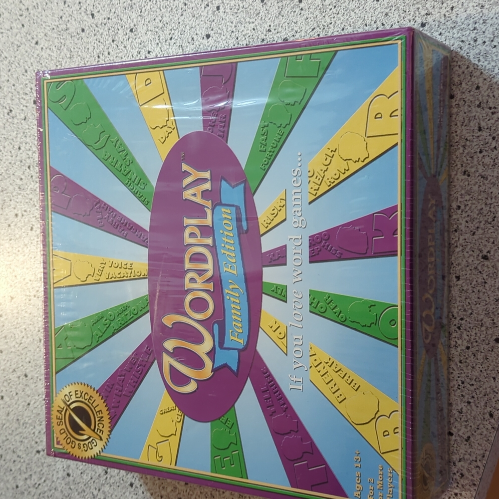 Wordplay Family Edition Board Game New In Box Sealed